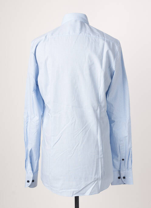 Chemise manches longues bleu MARVELIS pour homme