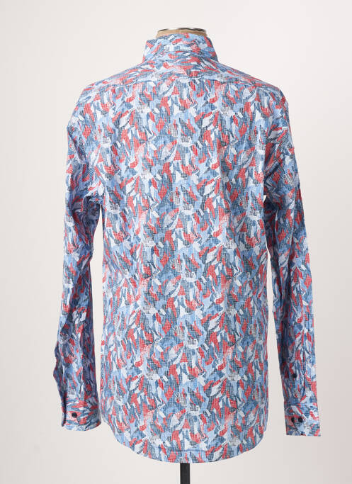 Chemise manches longues bleu MARVELIS pour homme