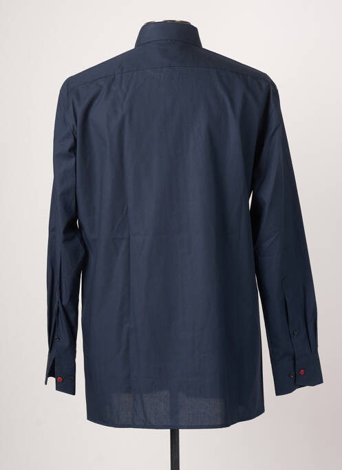 Chemise manches longues bleu MARVELIS pour homme