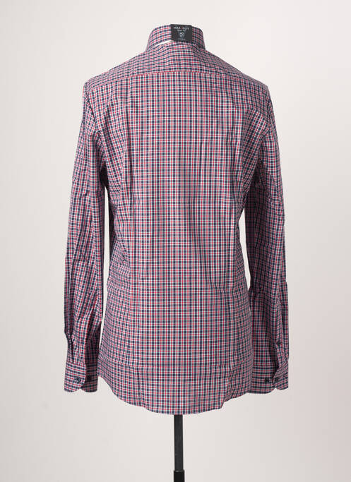 Chemise manches longues rouge MARVELIS pour homme