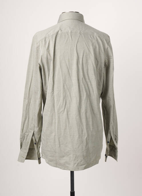 Chemise manches longues vert MARVELIS pour homme