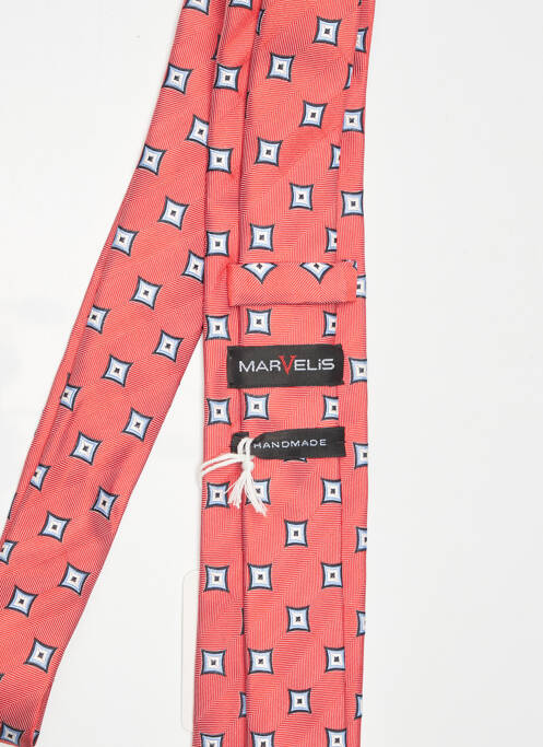 Cravate rouge MARVELIS pour homme