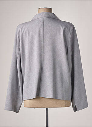 Veste casual epaulette gris GEVANA femme