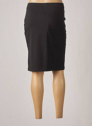 Jupe mi-longue stretch noir JOY OF LIFE femme