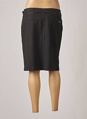 Jupe mi-longue stretch noir JULIE GUERLANDE femme