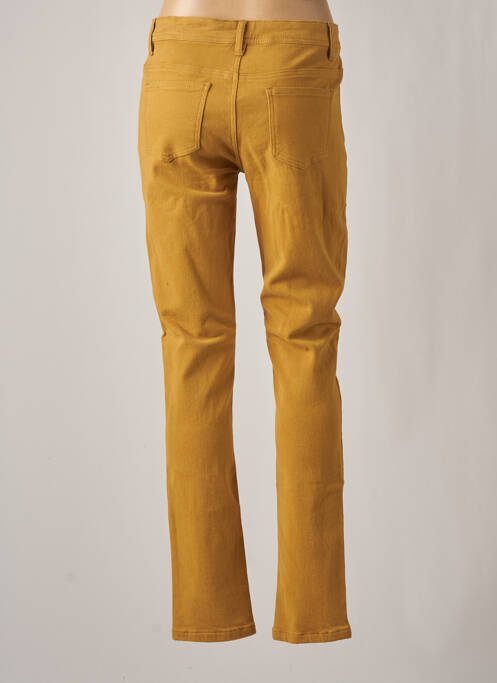 Pantalon slim jaune GEVANA pour femme