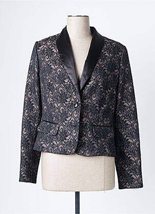 Blazer col châle noir CONCEPT K femme