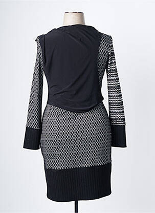 Robe courte manches longues manches longues noir JOSEPH RIBKOFF femme