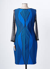 Robe mi-longue bleu FRANK LYMAN pour femme seconde vue