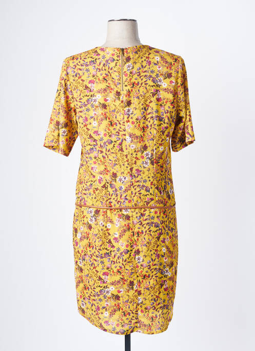 Robe courte jaune MAE MAHE pour femme