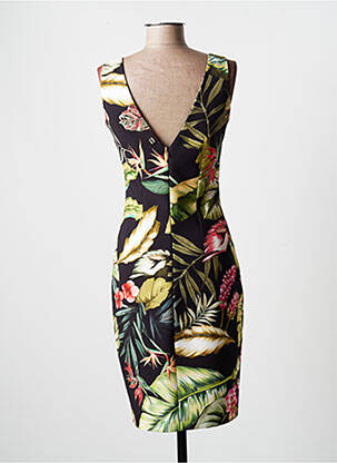 Robe mi-longue sans manche sans manche noir MARKUP femme