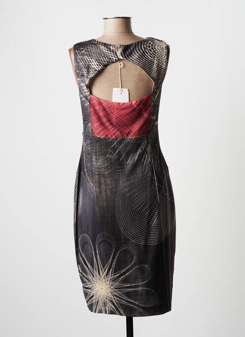 Robe mi-longue gris EROKE pour femme