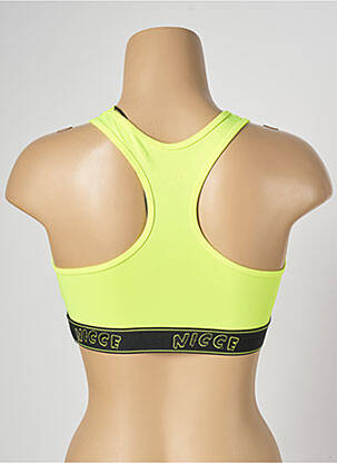 Top stretch sans manche jaune NICCE femme
