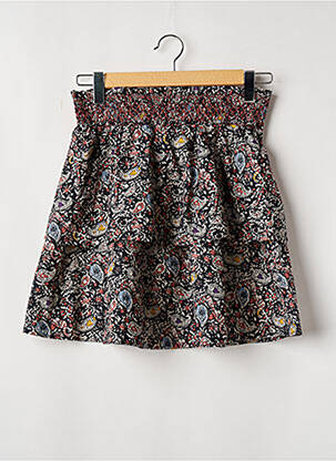 Jupe courte coupe évasée noir GRACE & MILA femme
