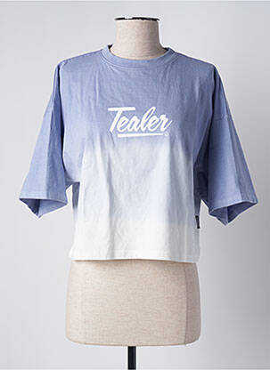 T-shirt coupe droite manches courtes violet TEALER femme