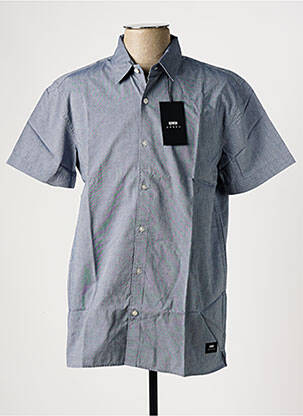 Chemise manches courtes coupe droite bleu EDWIN homme