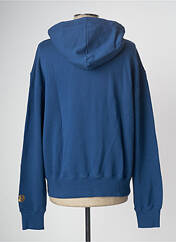 Sweat-shirt à capuche bleu COM8 pour homme seconde vue