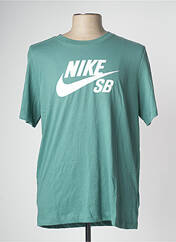 T-shirt vert NIKE pour homme seconde vue