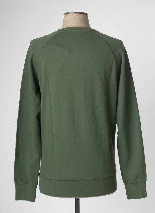 Sweat-shirt stretch manches longues vert STEPART homme