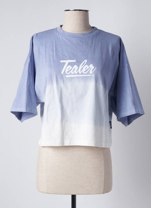 T-shirt coupe droite manches courtes violet TEALER femme