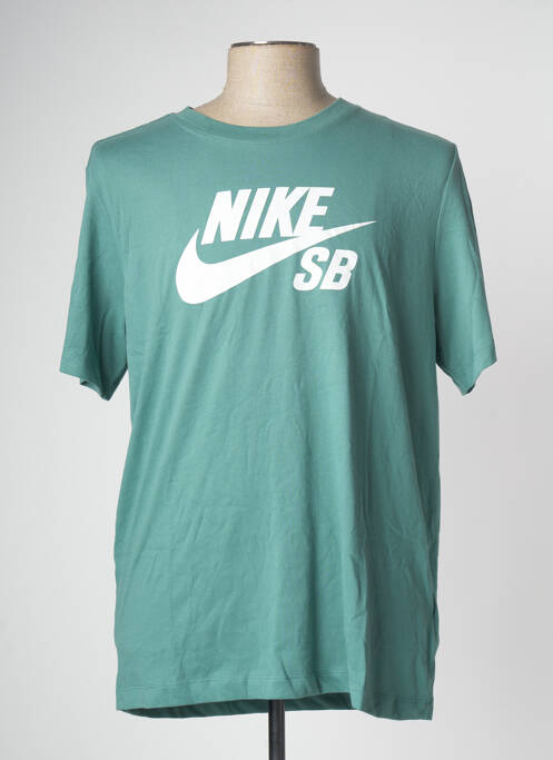 T-shirt vert NIKE pour homme