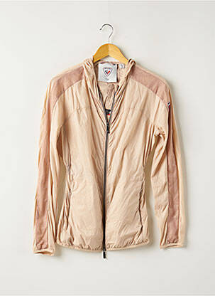 Imperméable fermeture zippée sur le devant a capuche beige ROSSIGNOL femme