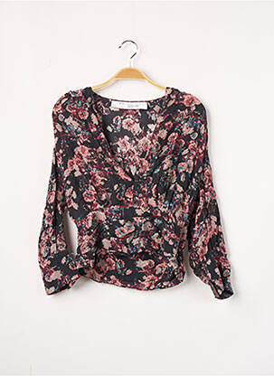 Blouse imprimé fleurs manches longues noir IRO femme