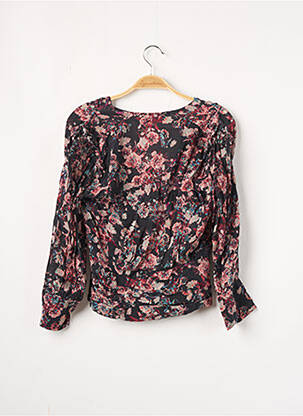 Blouse imprimé fleurs manches longues noir IRO femme