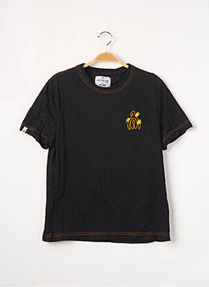 T-shirt stretch manches courtes noir INTREPIDE STUDIO femme