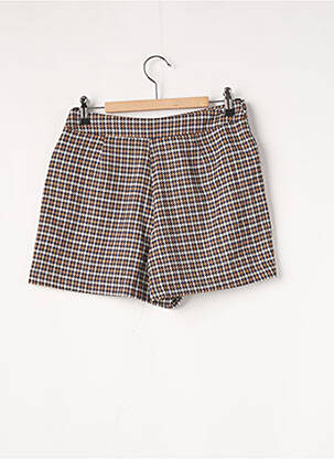 Jupe short  marron BROWNIE femme