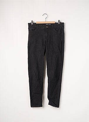 Jeans coupe slim noir BOOHOO pour femme