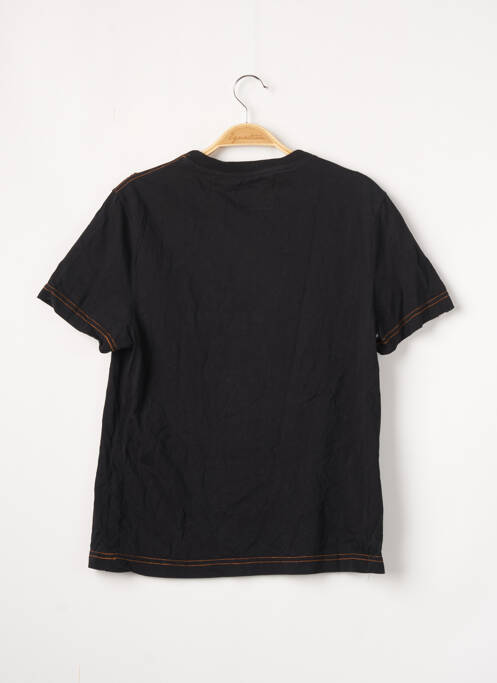 T-shirt stretch manches courtes noir INTREPIDE STUDIO femme