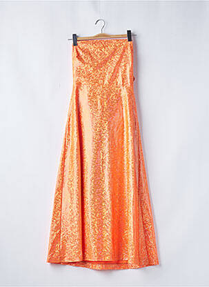 Robe mi-longue sans manche sans manche orange SAKS POTTS femme