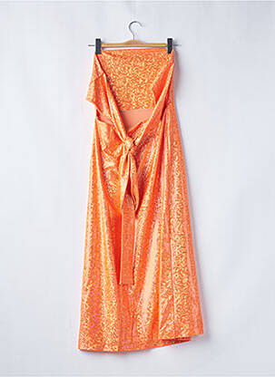 Robe mi-longue sans manche sans manche orange SAKS POTTS femme