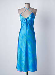 Robe longue bleu BERSHKA pour femme seconde vue