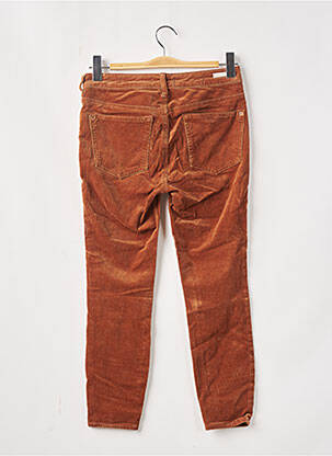 Pantalon slim taille haute taille haute marron ANTHROPOLOGIE femme