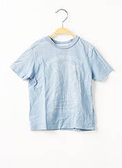 T-shirt bleu CYRILLUS pour garçon seconde vue