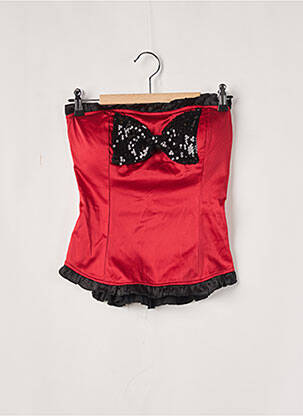 Top sans manche sans manche rouge JENNYFER femme