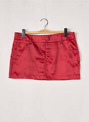 Mini-jupe rouge JENNYFER pour femme seconde vue