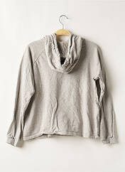 Sweat-shirt à capuche gris TAJINEBANANE pour femme seconde vue