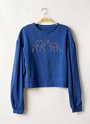 Sweat-shirt bleu JAMAAL pour femme