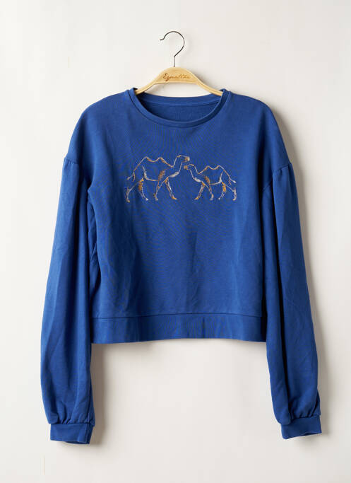 Sweat-shirt bleu JAMAAL pour femme