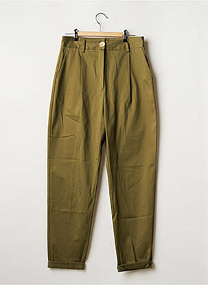 Pantalon droit vert MAISON NICOLE pour femme