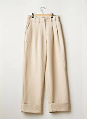 Pantalon large beige NA-KD pour femme seconde vue