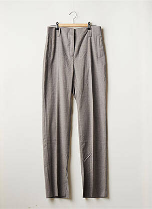 Pantalon large gris UTERQÜE pour femme