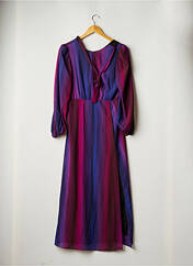 Robe longue violet LADY PIPA pour femme seconde vue