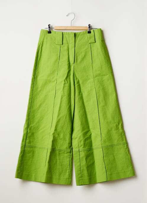 Pantalon 7/8 vert UTERQÜE pour femme