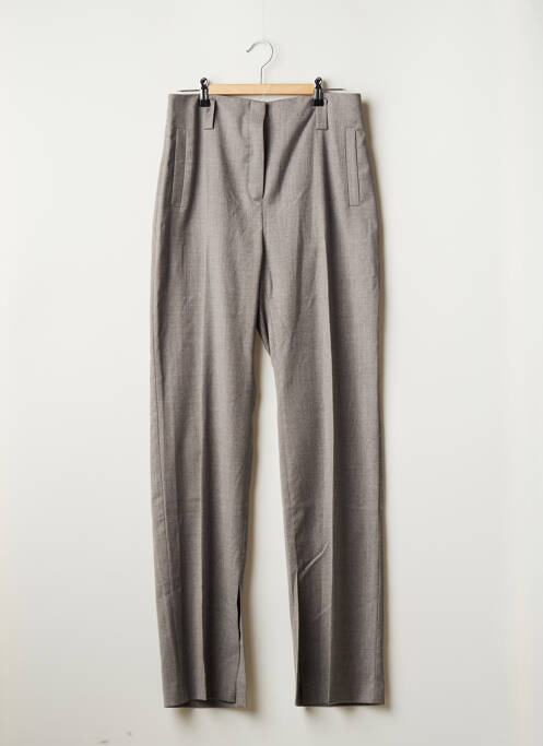 Pantalon large gris UTERQÜE pour femme