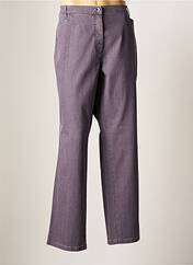 Jeans coupe droite violet TONI DRESS pour femme seconde vue
