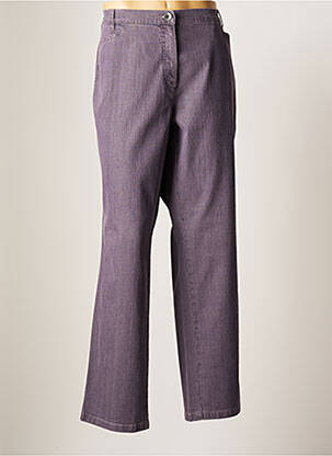 Jeans coupe droite violet TONI DRESS pour femme
